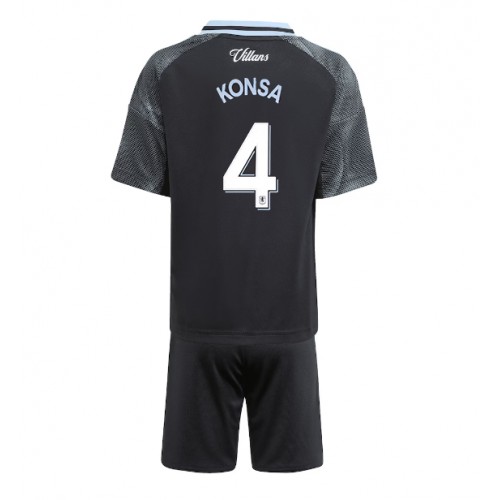 Futballtrikot für Kinder Komplett Aston Villa Ezri Konsa #4 2025-26 Vorbei Futballtrikot für Kinder Komplett Aston Villa Ezri Konsa #4 2025-26 Vorbei