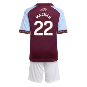Detský Futbalový dres Aston Villa Ian Maatsen #22 2025-26 Domáci Komplet