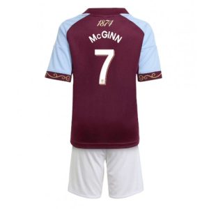 Voetbalshirt voor kinderen Complete Aston Villa John McGinn #7 2025-26 Thuis