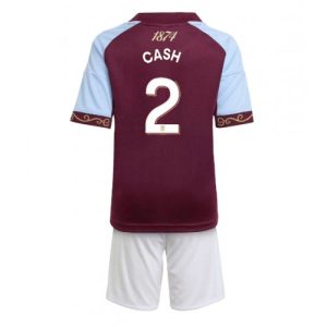 Voetbalshirt voor kinderen Compleet Aston Villa Matty Cash #2 2025-26 Thuis