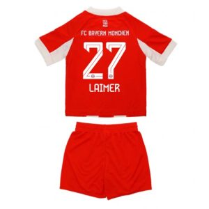 Detský Futbalový dres Bayern Munich Konrad Laimer #27 2025-26 Domáci Komplety