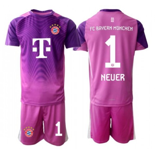Futbalový dres pre deti Bayern Munich Manuel Neuer #1 Brankarsky 2025-26 Tretina 1 Futbalový dres pre deti Bayern Munich Manuel Neuer #1 Brankarsky 2025-26 Tretina
