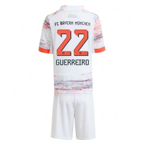 Detský Futbalový dres Bayern Munich Raphael Guerreiro #22 2025-26 Preč Komplety 1 Detský Futbalový dres Bayern Munich Raphael Guerreiro #22 2025-26 Preč Komplety