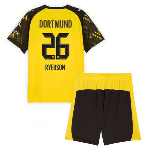 Detský futbalový komplet Borussia Dortmund Julian Ryerson #26 2025-26 Domáci 1 Detský futbalový komplet Borussia Dortmund Julian Ryerson #26 2025-26 Domáci