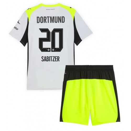 Detský futbalový komplet Borussia Dortmund Marcel Sabitzer #20 2025-26 Preč 1 Detský futbalový komplet Borussia Dortmund Marcel Sabitzer #20 2025-26 Preč