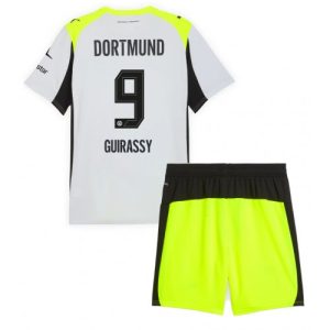 Detský futbalový komplet Borussia Dortmund Serhou Guirassy #9 2025-26 Preč
