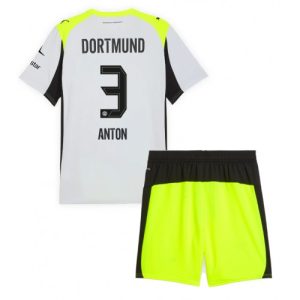 Detský futbalový komplet Borussia Dortmund Waldemar Anton #3 2025-26 Preč