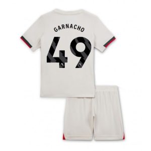 Detský Futbalový dres Chelsea Alejandro Garnacho #49 2025-26 Preč Komplety