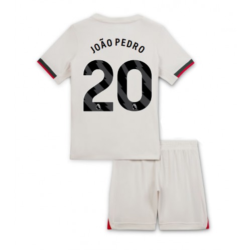 Kindervoetbalshirt Chelsea Joao Pedro #20 2025-26 Tweedeel Completen Kindervoetbalshirt Chelsea Joao Pedro #20 2025-26 Tweedeel Completen