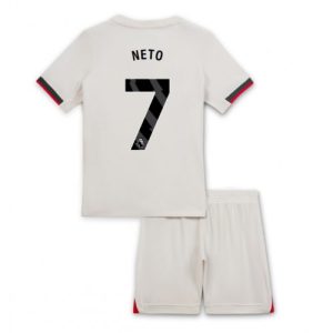 Detský Futbalový dres Chelsea Pedro Neto #7 2025-26 Preč Komplety