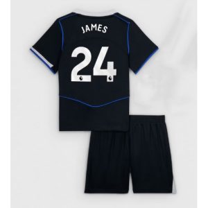 Detský Futbalový dres Chelsea Reece James #24 2025-26 Tretina Komplety