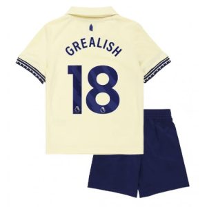 Detský futbalový dres Everton Jack Grealish #18 2025-26 Preč Komplet