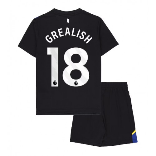 Detský futbalový dres Everton Jack Grealish #18 2025-26 Tretina Komplet 1 Detský futbalový dres Everton Jack Grealish #18 2025-26 Tretina Komplet