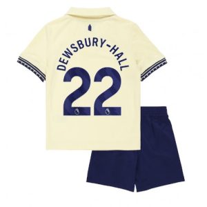 Detský futbalový dres Everton Kiernan Dewsbury-Hall #22 2025-26 Preč Komplet