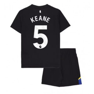Detský futbalový dres Everton Michael Keane #5 2025-26 Tretina Komplet