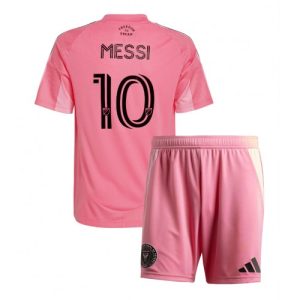 Home 15 Futbalové dresy pre deti Inter Miami Lionel Messi #10 2025-26 Domáci Komplet