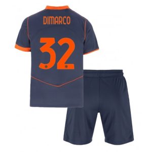 Detský Futbalový dres Inter Milan Federico Dimarco #32 2025-26 Tretina Komplet
