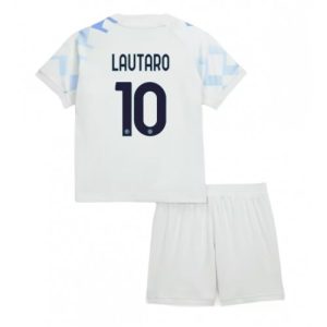 Detský Futbalový dres Inter Milan Lautaro Martinez #10 2025-26 Preč Komplet