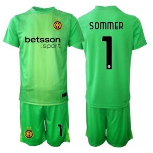 Detský Futbalový dres Inter Milan Yann Sommer #1 Brankarsky 2025-26 Tretina Komplet