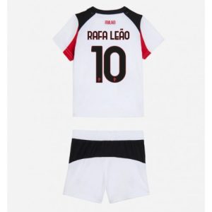 Detské Futbalové dresy Komplet AC Milan Rafael Leao #10 2025-26 Preč