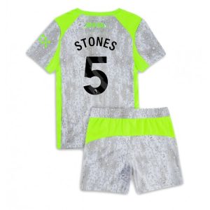 Futbalový pre deti Komplet Manchester City John Stones #5 2025-26 Tretina