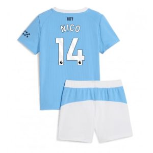 Futbalový pre deti Komplet Manchester City Nico Gonzalez #14 2025-26 Domáci