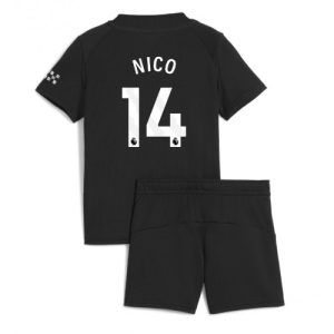 Futbalový pre deti Komplet Manchester City Nico Gonzalez #14 2025-26 Preč