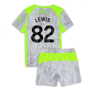 Futbalový pre deti Komplet Manchester City Rico Lewis #82 2025-26 Tretina