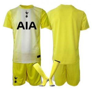 Detské Futbalové dresy Komplet Tottenham Hotspur Brankarsky 2025-26 Tretina