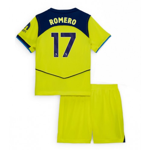 Günstiges Kindershirt-Set Tottenham Hotspur Cristian Romero #17 2025-26 Drittel Günstiges Kindershirt-Set Tottenham Hotspur Cristian Romero #17 2025-26 Drittel