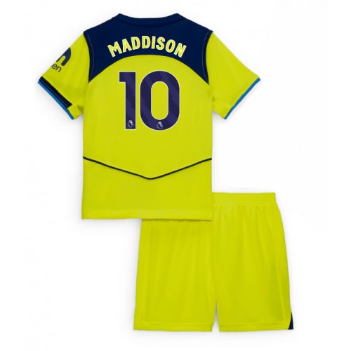 Kindertrikot-Kit Tottenham Hotspur James Maddison #10 2025-26 Dritte 1 Kinder-Trikot-Set Tottenham Hotspur James Maddison #10 2025-26 Drittel