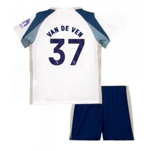 Günstiges Kindertrikot-Set Tottenham Hotspur Micky van de Ven #37 2025-26 Zuhause