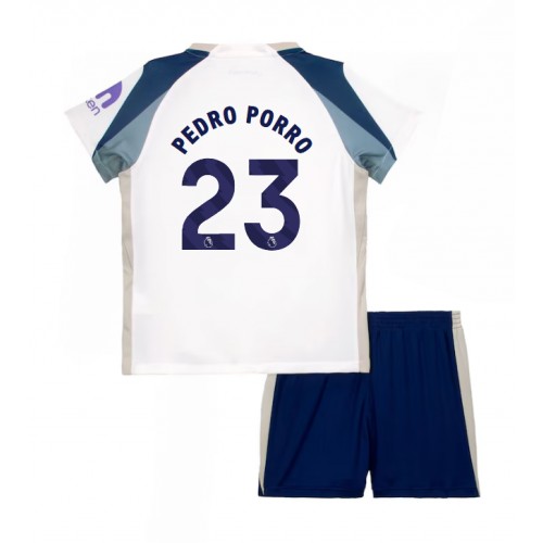 Lacne Detský dres Komplet Tottenham Hotspur Pedro Porro #23 2025-26 Domáci 1 Lacne Detský dres Komplet Tottenham Hotspur Pedro Porro #23 2025-26 Domáci