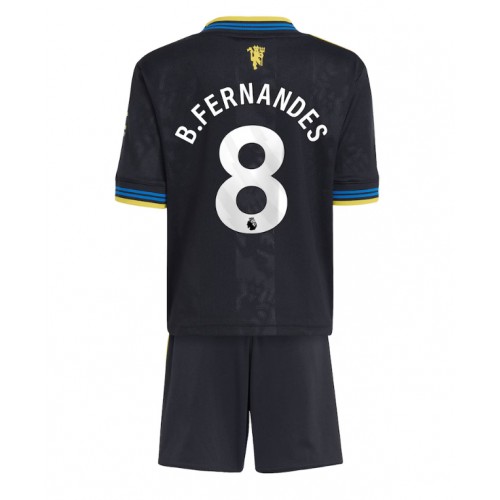 Futbalový Komplet pre deti Manchester United Bruno Fernandes #8 2025-26 Tretina 1 Futbalový Komplet pre deti Manchester United Bruno Fernandes #8 2025-26 Tretina