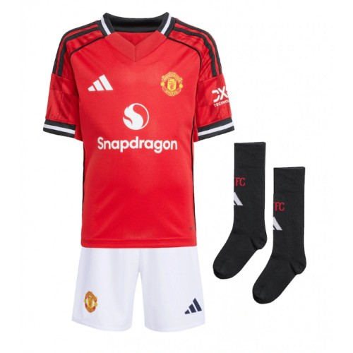 Fußball-Set für Kinder Manchester United Diogo Dalot #2 2025-26 Heim 2 billige Kinder-Fußballtrikots Sets Manchester United Diogo Dalot #2 2025-26 Heim Billige Kinders Fußballtrikots Sets Manchester United Diogo Dalot #2 2025-26 Heim