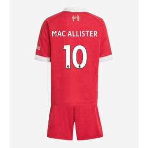Futbalové dresy pre deti Liverpool Alexis Mac Allister #10 2025-26 Domáci Komplety