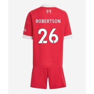 Detské Futbalové dresy Liverpool Andrew Robertson #26 2025-26 Domáci Komplety