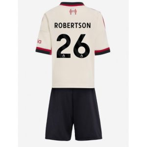 Detské Futbalové dresy Liverpool Andrew Robertson #26 2025-26 Preč Komplety