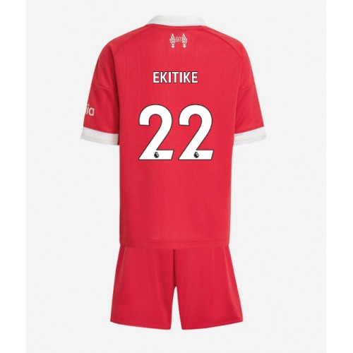 Fußballtrikots für Kinder Liverpool Hugo Ekitike #22 2025-26 Heimsets Fußballtrikots für Kinder Liverpool Hugo Ekitike #22 2025-26 Heimsets