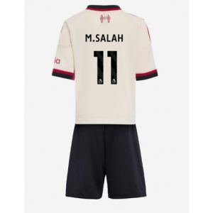 Futbalové dresy pre deti Liverpool Mohamed Salah #11 2025-26 Preč Komplety