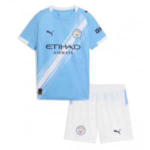 Detský Futbalový dres Manchester City 2025-26 Domáci Komplet