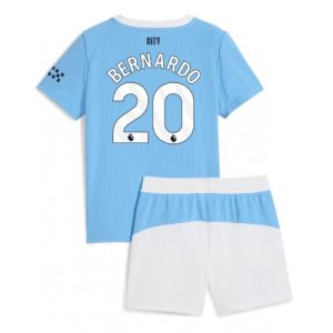 Fußballtrikot für Kinder Manchester City Bernardo Silva #20 2025-26 Heim Komplett