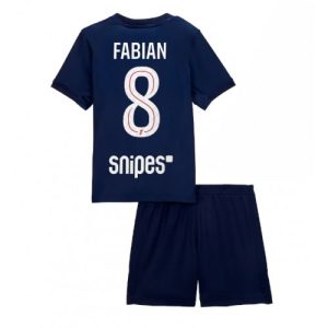 Detský Futbalový dres Komplet Paris Saint-Germain Fabian Ruiz #8 2025-26 Domáci