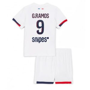 Detský Futbalový dres Komplet Paris Saint-Germain Goncalo Ramos #9 2025-26 Preč