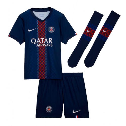 Kinder voetbalshirt Complete Paris Saint-Germain Nuno Mendes #25 2025-26 Thuis 2 goedkope kinderen voetbalshirt paris saint germain nuno mendes #25 2025 26 thuis setjes Goedkope Kinderen Voetbalshirt Paris Saint-Germain Nuno Mendes #25 2025-26 Thuis Sets