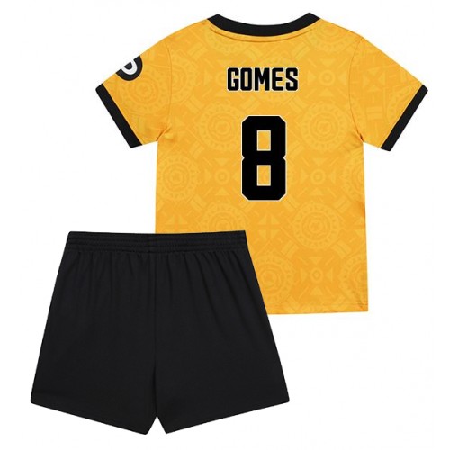 Kinder Wolves-dressen Joao Gomes #8 2025-26 Thuis Complete 1 Kinder-shirt Wolves Joao Gomes #8 2025-26 Thuis Complete