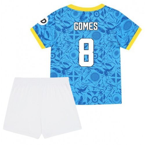 Kinder-/teen- Wolves Joao Gomes #8 2025-26 Dertien Kompleet 1 Kinder-shirt Wolves Joao Gomes #8 2025-26 Wedstrijddelen Complete