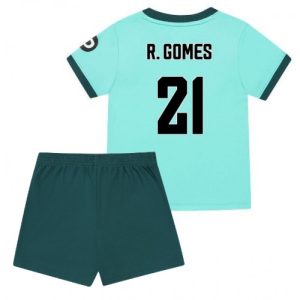 Kinder-shirt Wolves Rodrigo Gomes #21 2025-26 Uit Complete