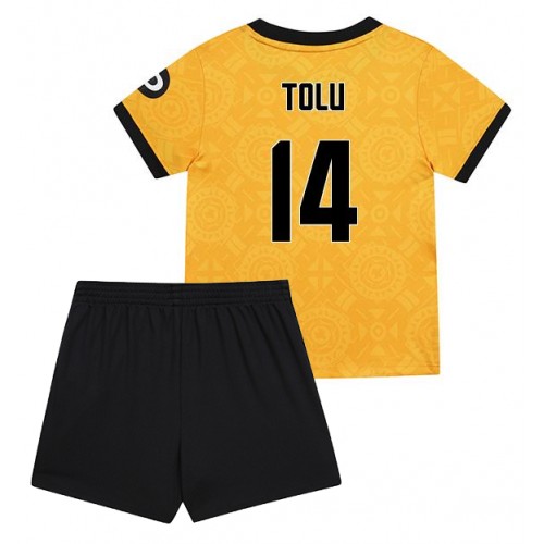 Tiener Wolves-train Tolu Arokodare #14 2025-26 Thuis Kompleet 1 Kinder-shirt Wolves Tolu Arokodare #14 2025-26 Thuis Complete