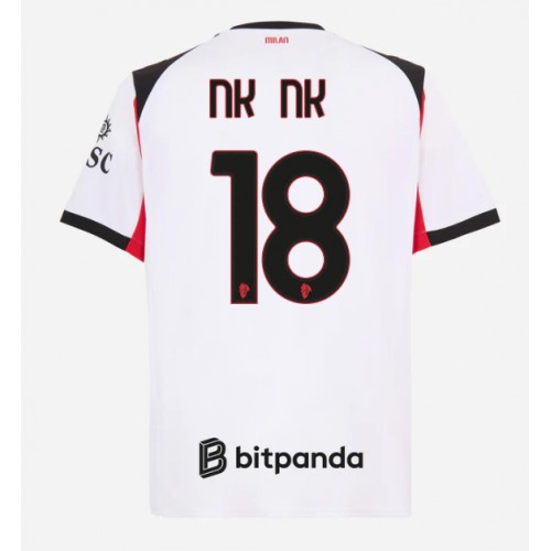 Futbalový dres AC Milan Christopher Nkunku #18 2025-26 Preč 1 Futbalový dres AC Milan Christopher Nkunku #18 2025-26 Preč